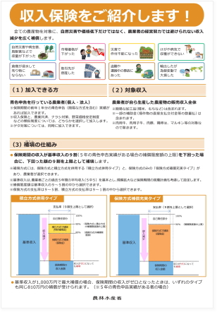 収入保険パンフレット